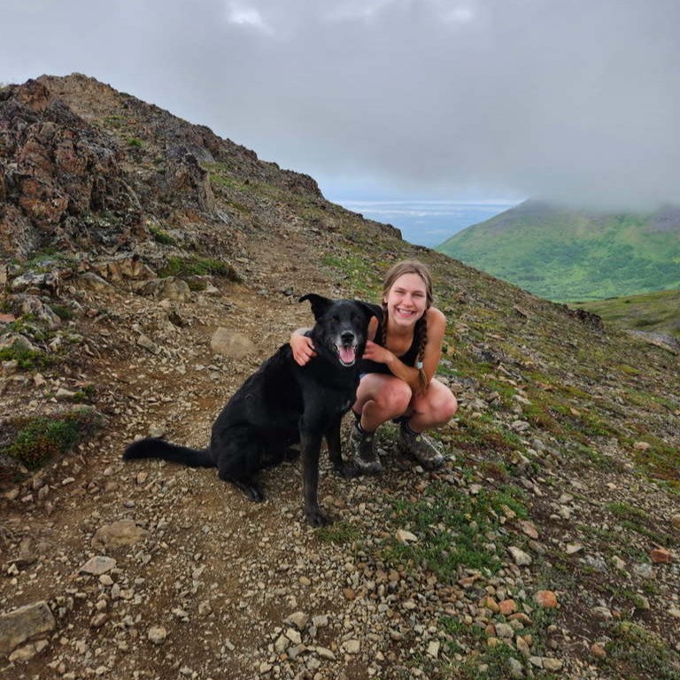 Emma Shelton, Community Agriculture Technician at Tyonek Tribal Conservation District