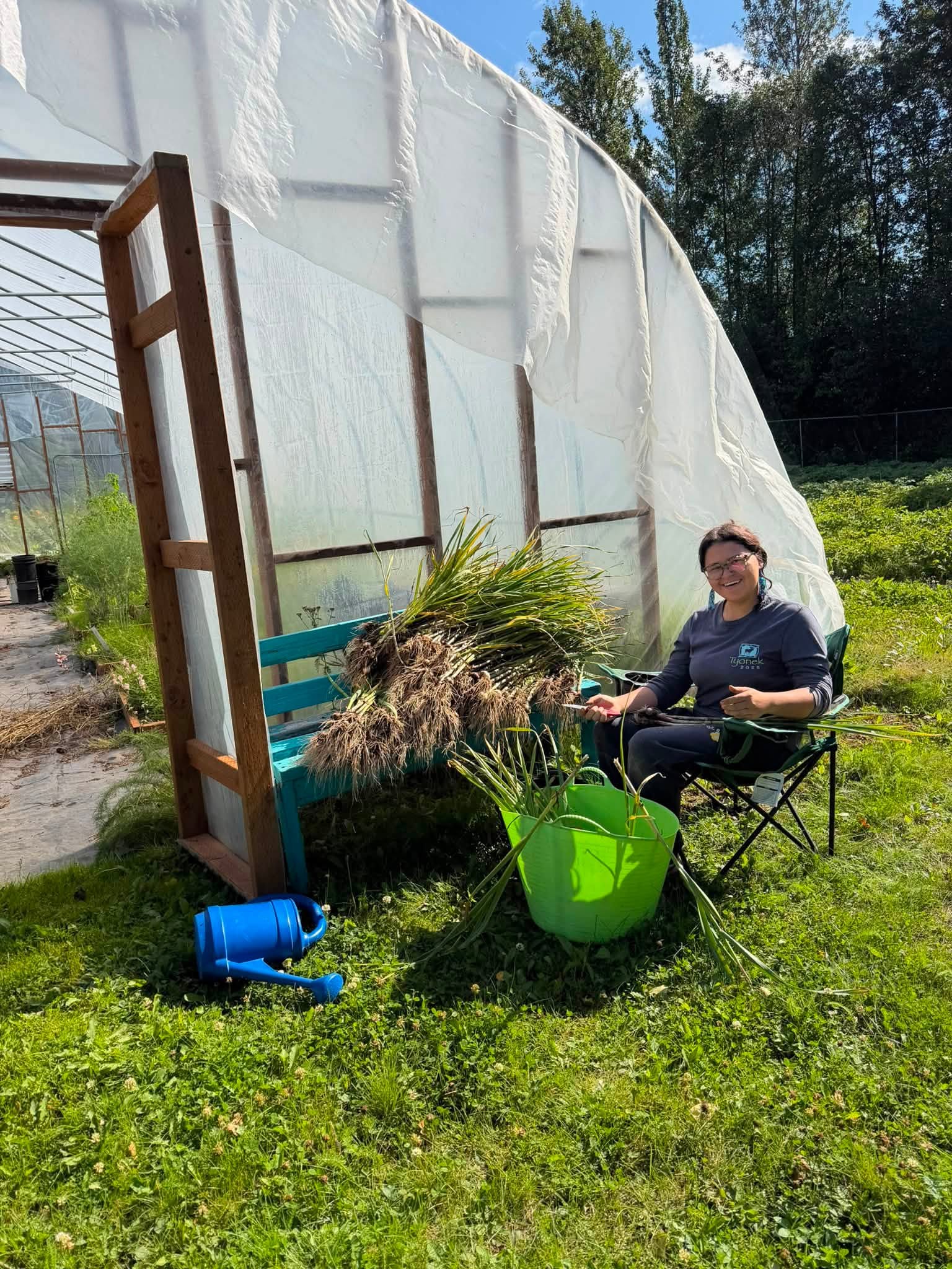 Tyonek Community Garden and farm plots